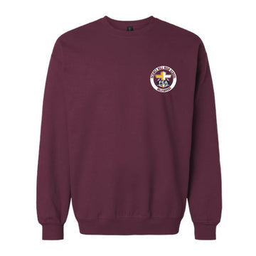 The Hilltoppers FCA | Adult Maroon Crewneck Sweatshirt
