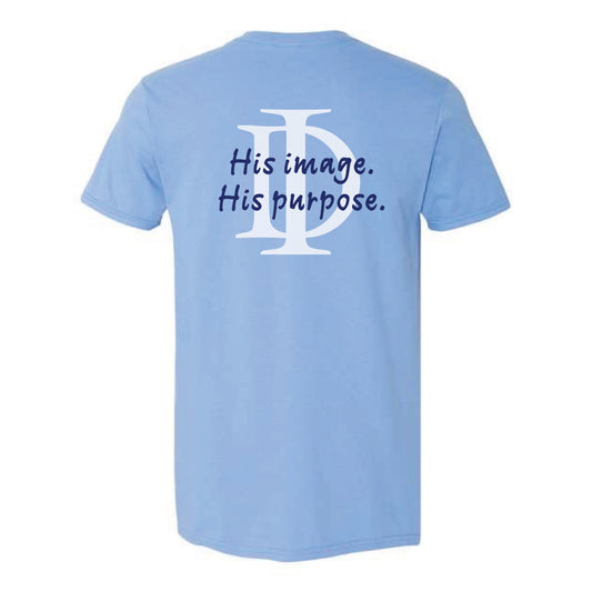 The His Image | Adult Carolina Blue Tee
