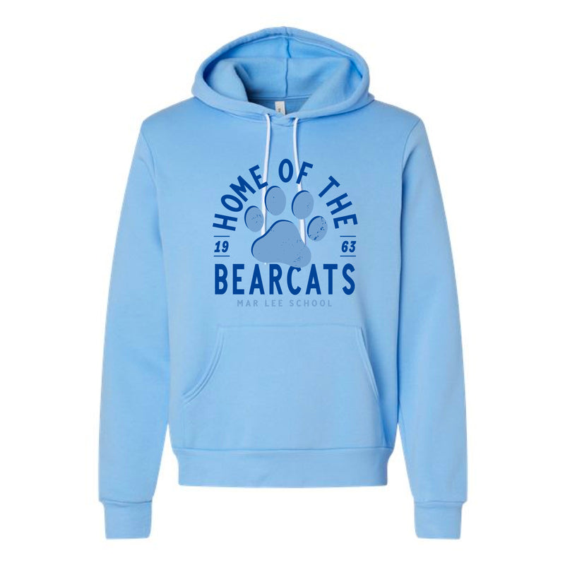 The Home of the Bearcats | Carolina Blue Fleece Hoodie