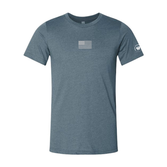 The Honoring Service | Adult Heather Slate Tee