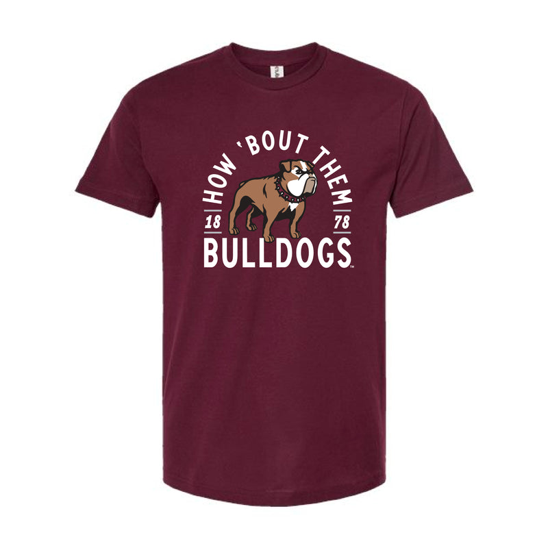 The How ‘Bout Them Bulldogs | Burgundy Oversized Tee