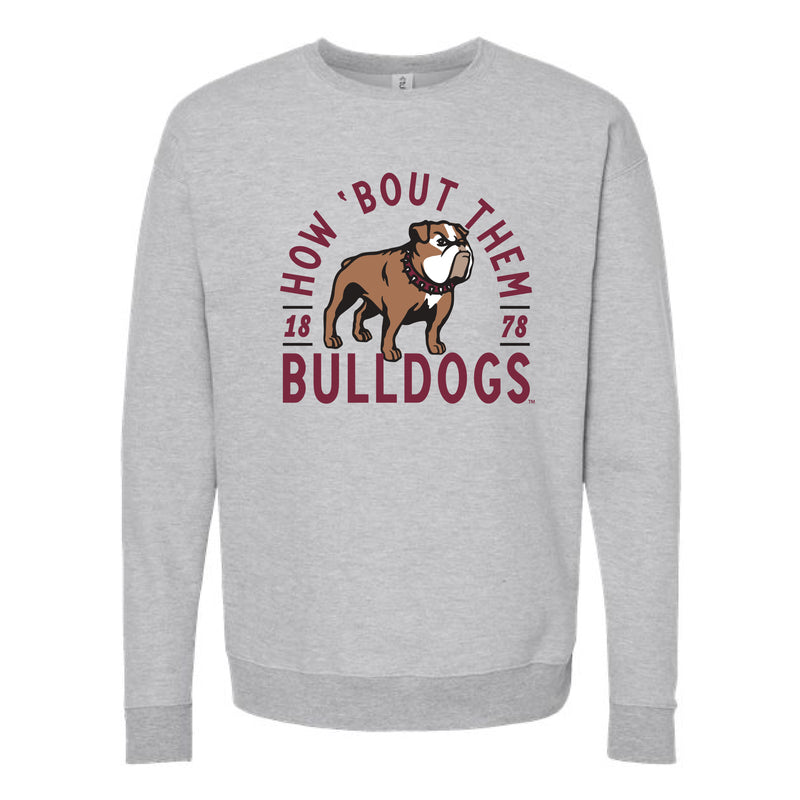 The How ‘Bout Them Bulldogs | Heather Grey Sweatshirt
