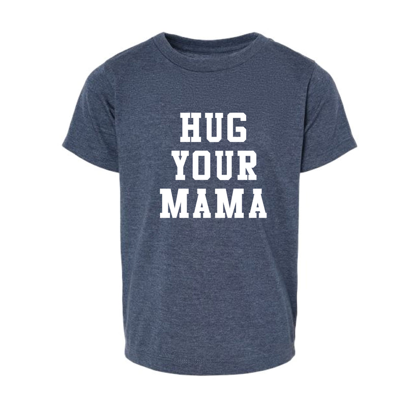 The Hug Your Mama Block | Heather Navy Toddler Oversized Tee