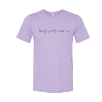 The Hug Your Mama Script | Dark Lavender Tee