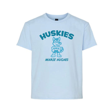 The Huskies Arch | Youth Light Blue Tee