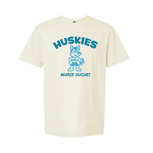 The Huskies Arch | Adult Off White Tee