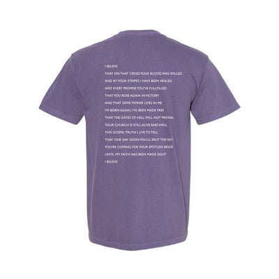 The I Believe | Adult Grape Tee