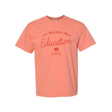 The I Believe In Education | Adult Terracotta Tee