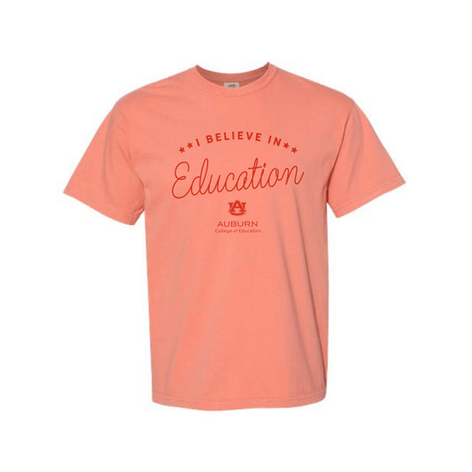 The I Believe In Education | Adult Terracotta Tee