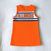 The Illinois | Orange Classic Cheer Dress