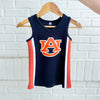 The Auburn University | Navy Power Stripe V-Neck Cheer Dress *LOGO MISPRINT*