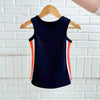 The Auburn University | Navy Power Stripe V-Neck Cheer Dress *LOGO MISPRINT*