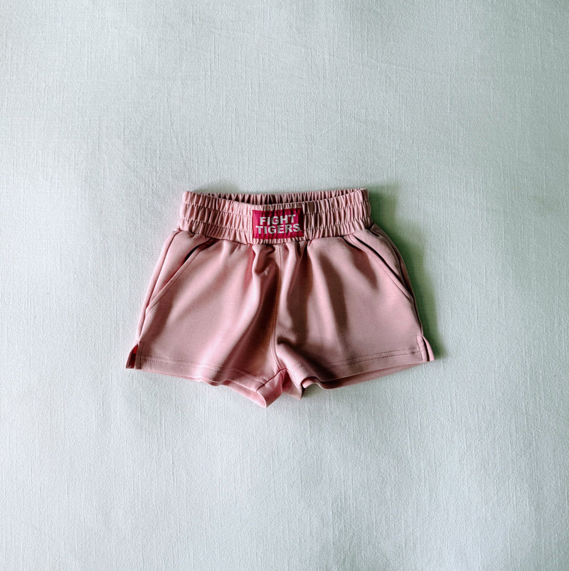 The Light Pink Ava Airy Shorts | Fight Tigers Woven Label