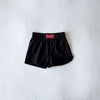 The Liz Nylon Shorts Wreck Em Tech Woven Label | Black