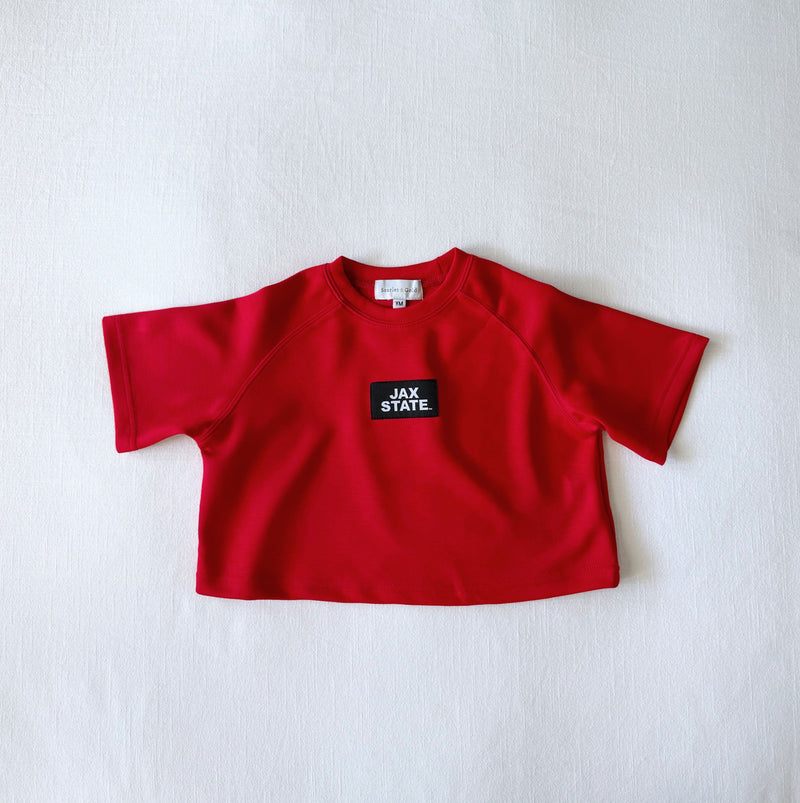 The Youth Red Kristen Airy Top | Jax State Woven Label