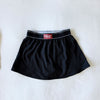 The Alli Tennis Skort Wooo Pig Sooie Woven Label | Black