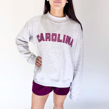 The Mallory Mockneck South Carolina Gingham | Ash * SLIGHTLY IMPERFECT *