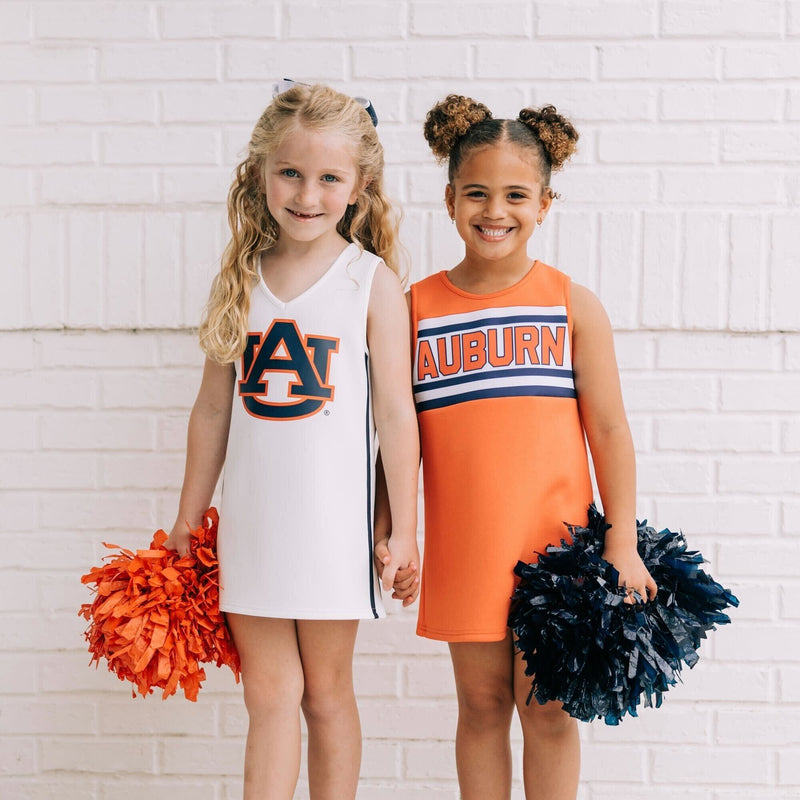 The Memorial | White V-Neck Cheer Dress