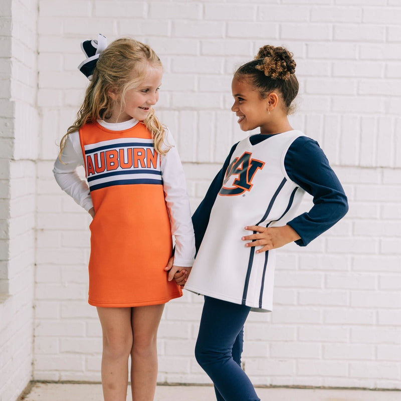 The Memorial | White V-Neck Cheer Dress