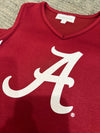 The University of Alabama | Deep Red Power Stripe V-Neck Cheer Dress *LOGO MISPRINT*