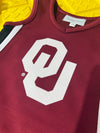 The University of Oklahoma | Deep Red Power Stripe V-Neck Cheer Dress *LOGO MISPRINT*
