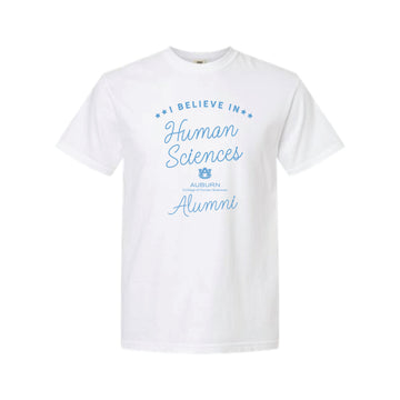 The I believe in Human Sciences Alumni | Adult White Tee