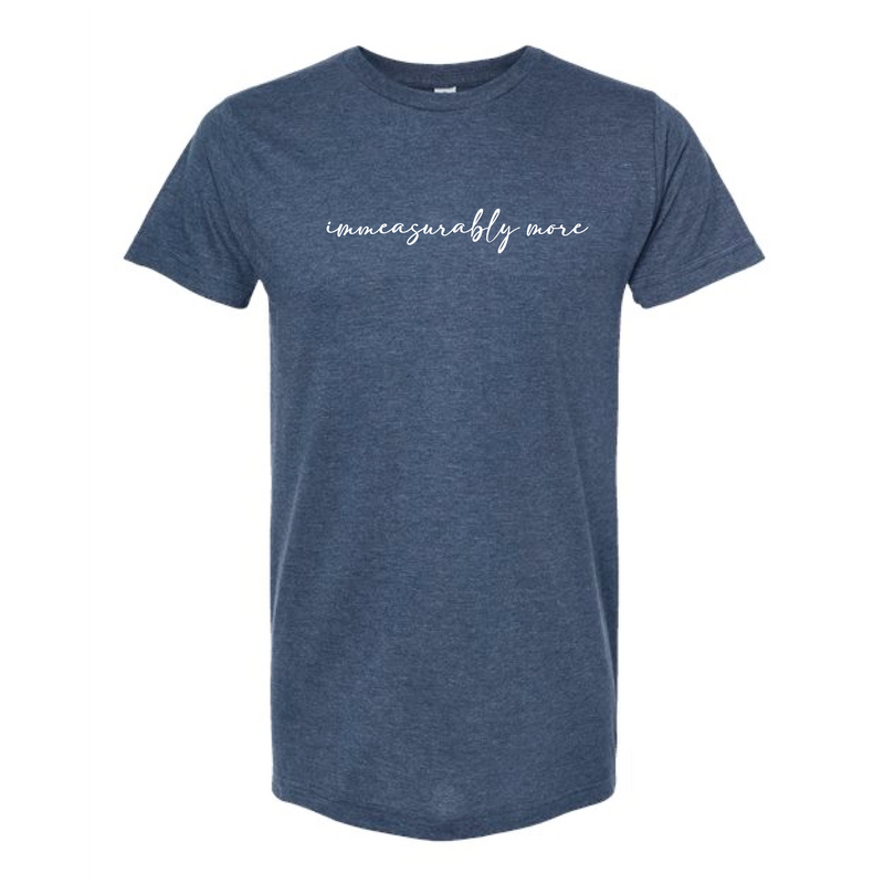 The Immeasurably More | Heather Denim Tee