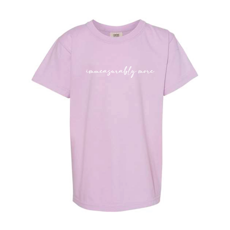 The Immeasurably More | Orchid Youth Tee
