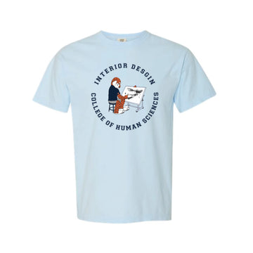 The Interior Aubie | Adult Chambray Tee