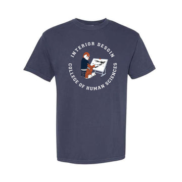 The Interior Aubie | Adult True Navy Tee