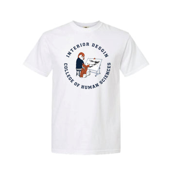 The Interior Aubie | Adult White Tee