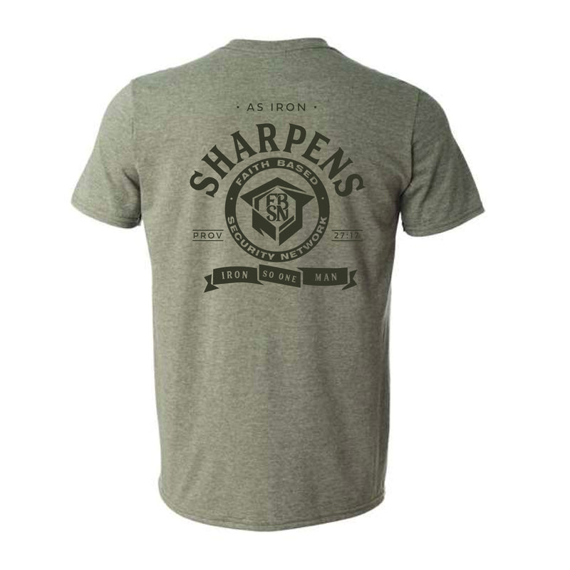 The We Prayed & Posted a Guard | Heather Military Green Tee