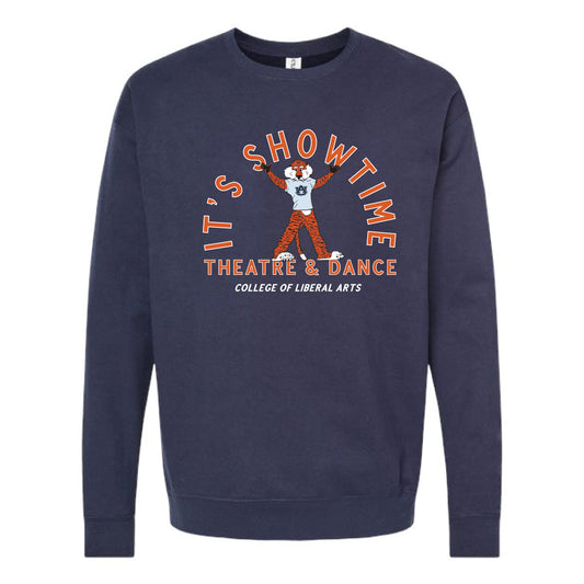 The It's Showtime | Navy Crewneck Oversized Sweatshirt
