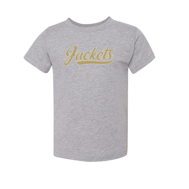 The Jackets Script Logo | Toddler Athletic Heather Tee