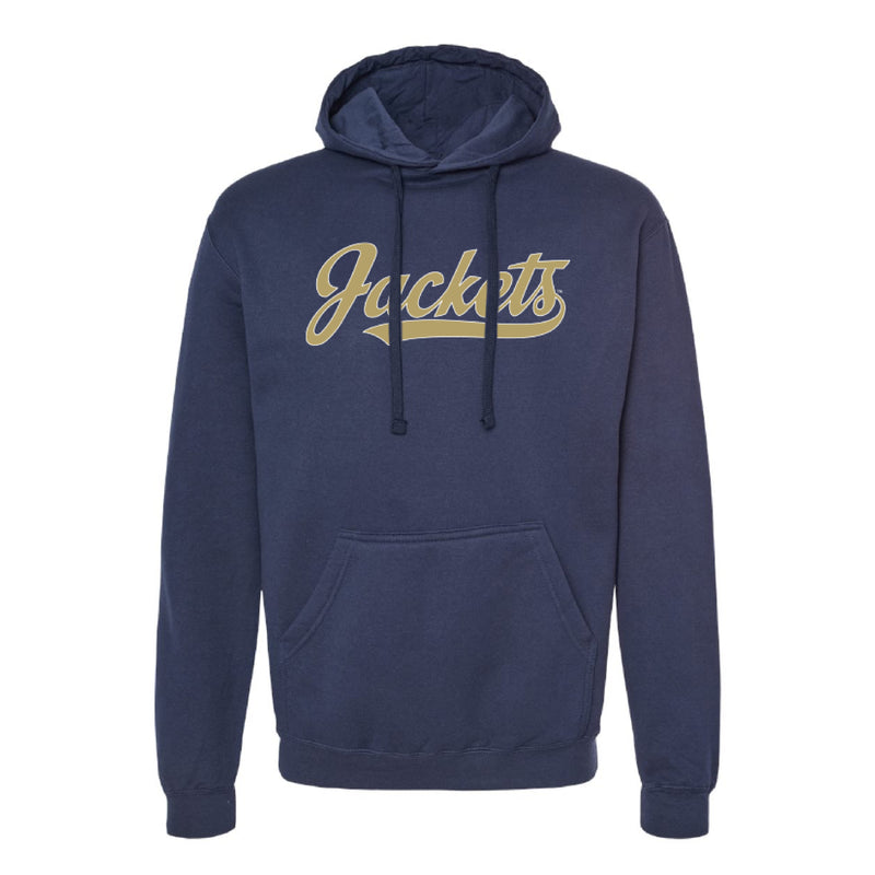 The Jackets Script Logo | Navy Hoodie