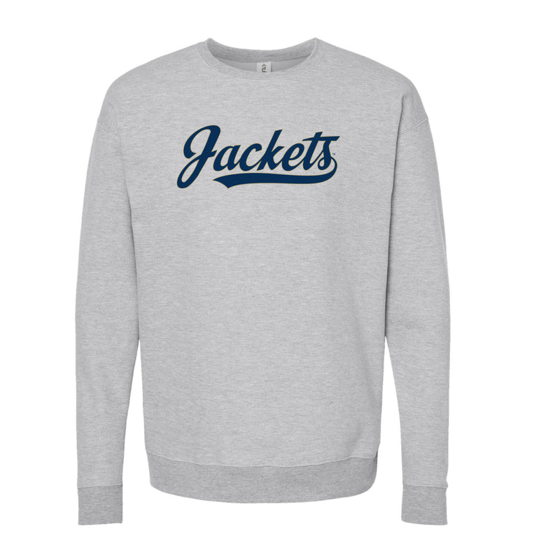 The Jackets Script Logo | Heather Grey Sweatshirt