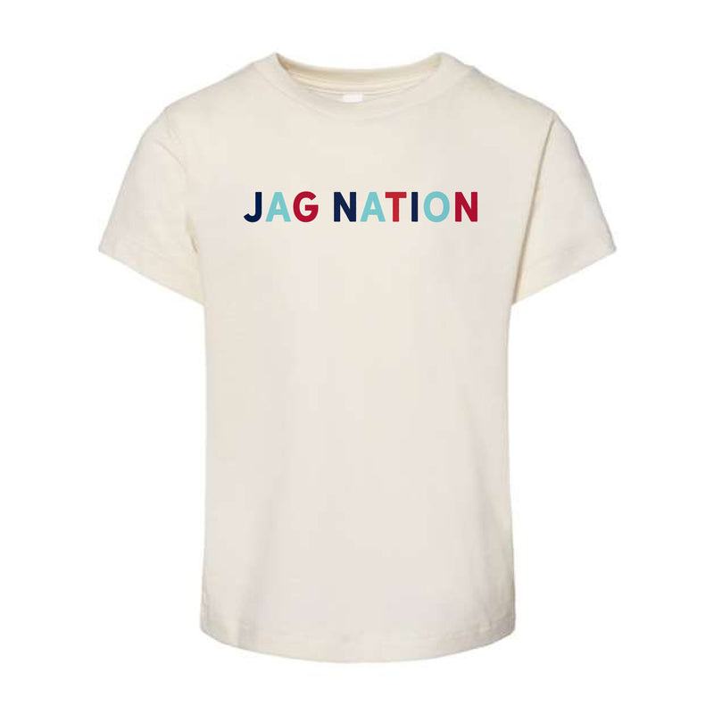 The Jag Nation Multi | Toddler Natural Tee