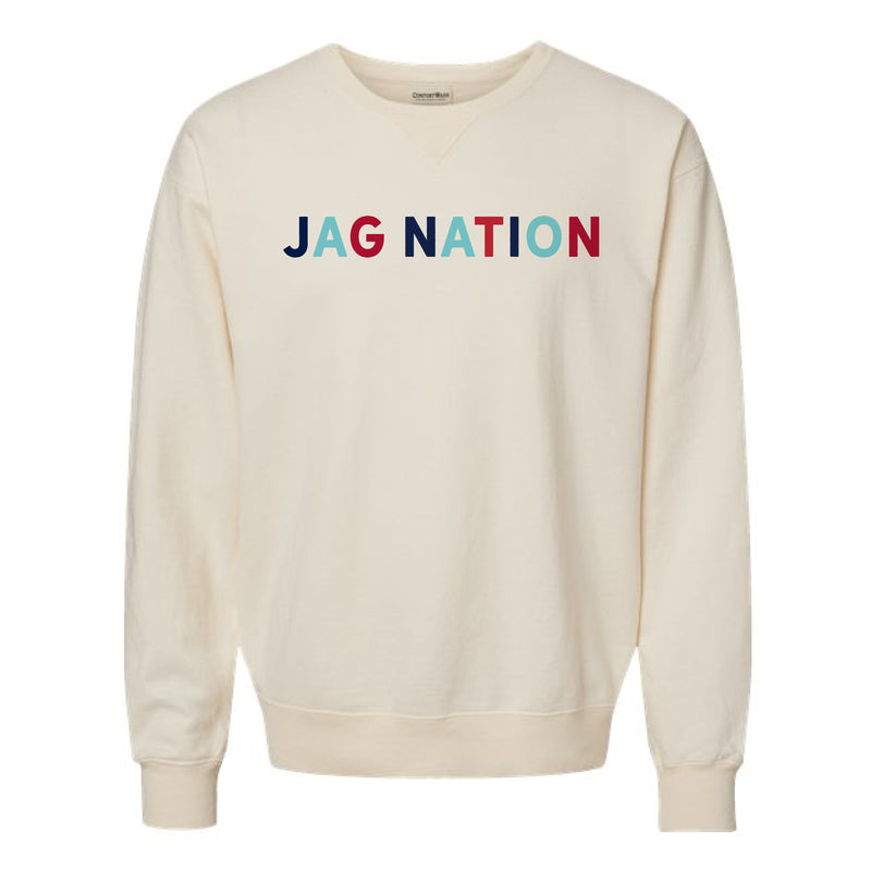 The Jag Nation Multi | Adult Parchment Sweatshirt