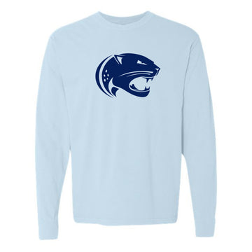 The Jaguar Logo | Adult Chambray Long Sleeve Tee