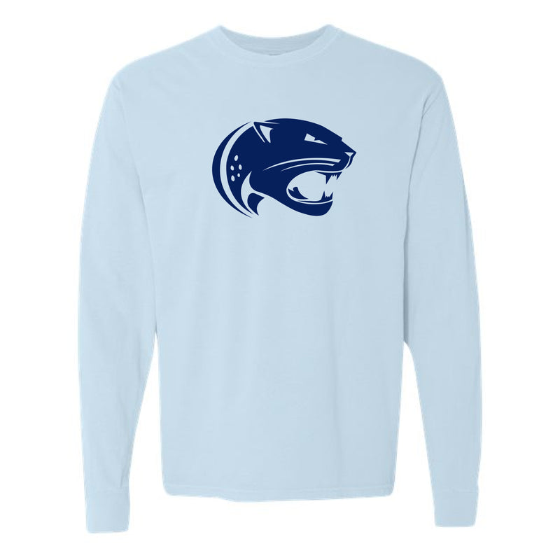 The Jaguar Logo | Adult Chambray Long Sleeve Tee