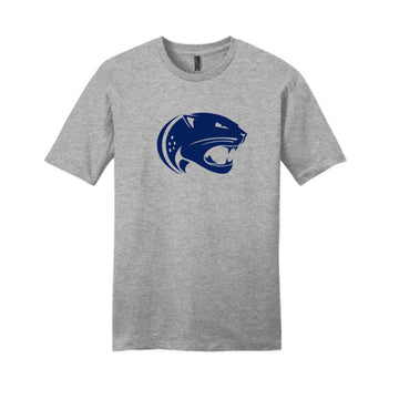 The Jaguar Logo  | Adult Light Grey Heather Tee