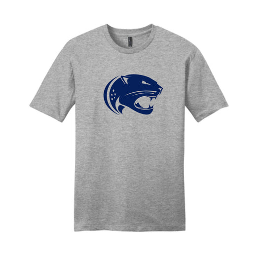 The Jaguar Logo  | Adult Light Grey Heather Tee