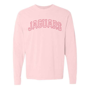 The Jaguars Outline Arch | Adult Blossom Long Sleeve Tee