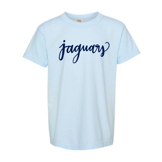 The Jaguars Script | Youth Chambray Tee
