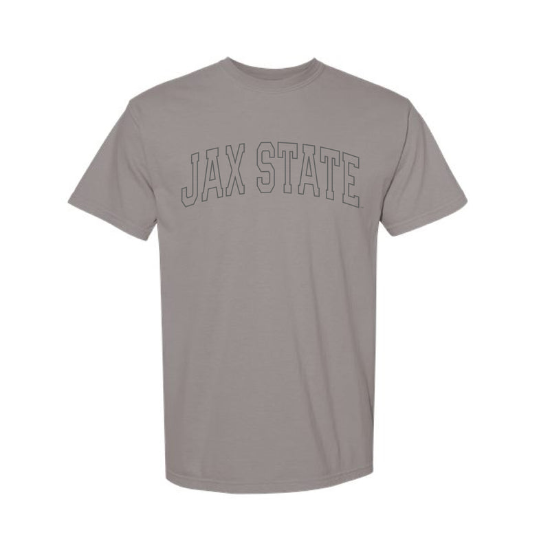 The Jax State Arch Outline | Grey Tee