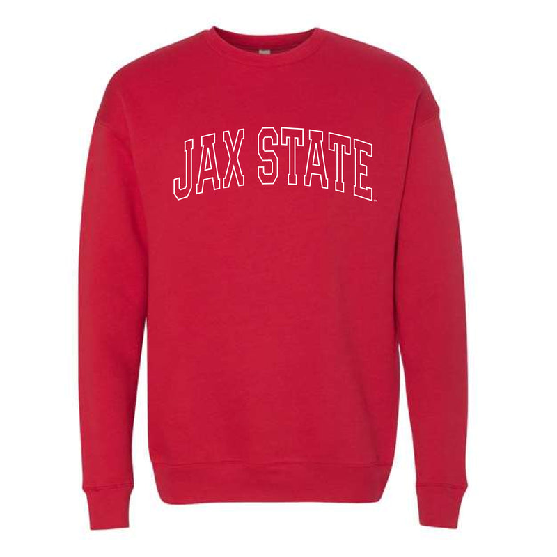 The Jax State Arch Outline | Red Sweatshirt