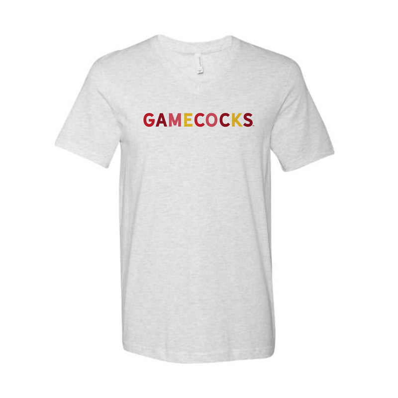 The Gamecocks Multi | Ash V-Neck Tee