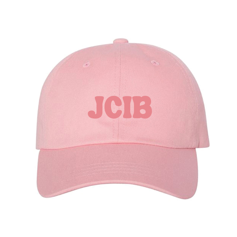 The JCIB | Embroidered Pink Classic Dad Hat