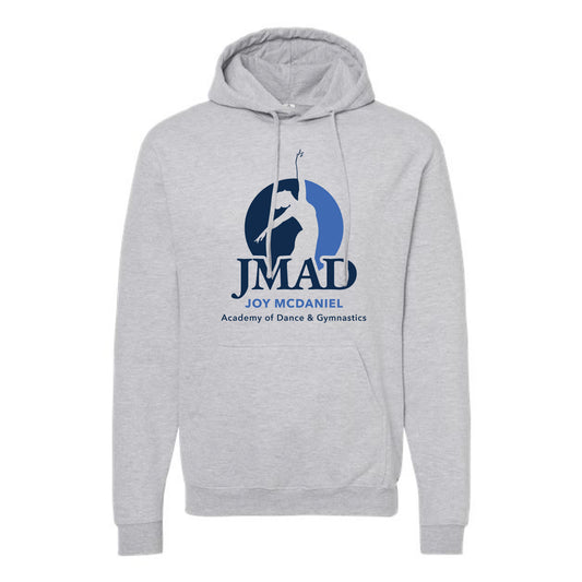 The JMAD Logo | Heather Grey Hooded Sweatshirt