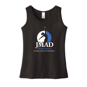 The JMAD Logo | Black Youth Girl's Tank